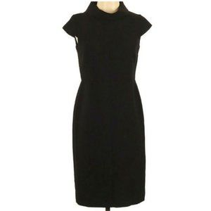 NWT Talbots Black Cowl Neck Sheath Dress